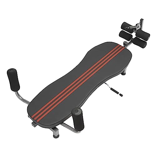 Back Stretch Bench, Decompression Fitness Equipment, Full Body Inversion Traction for Lumbar Stretching, Improved Posture Correction, Cervical Vertebra and Lumbar Vertebra Massage Bed