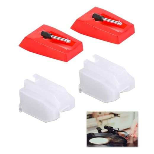 Set di 2 Puntina Giradischi, Puntina Universali Giradischi, Compatibile con Phonografi e LP, Ideale per Audio di Alta Fedeltà, Design Robusto, Facile da Installare, Materiali Premium per Durabilità