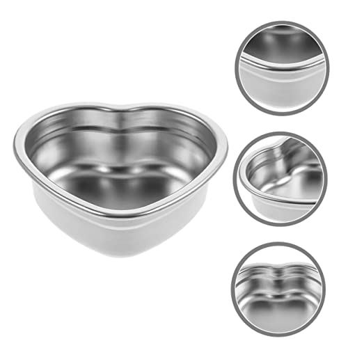 Plats à collation en acier inoxydable en cœur Healvian (lot de 3) - 4