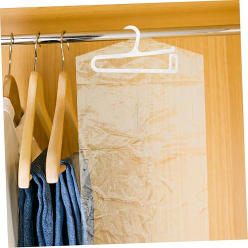 HEALLILY 40pcs Clear Plastic Clothes for Hanging Garments Storage Bags for Wardrobe Lightweight Bags for Travel and Dry Cleaning4