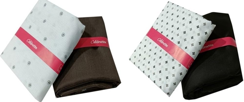 arvind Men's Premium Cotton Formal Shirt and Trouser Unstitched Fabric Set, Printed Pattern Trouser Fabric, Regular Fit-picture-28