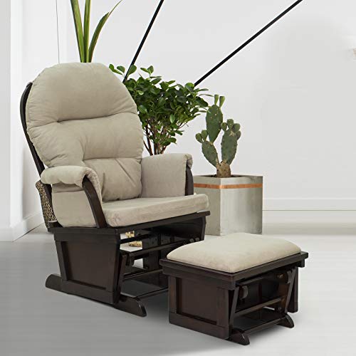 white nursery glider