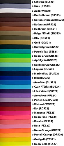 LENNIE BioThane Retrieverleine, 1m lang, Pastell-Lila, 16mm, 19mm, Handschlaufe, Stopperringe, Moxonleine