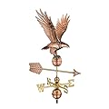 Good Directions Freedom Eagle Weathervane, Pure Copper
