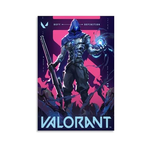 VALORANT �G�[�W�F���g �I�[���� �Q�[�� �|�X�^�[�|�X�^�[�ǎ��A�A�[�g�p�l���A�Ǔ\��|�X�^�[�A�C���e���A���w�|�X�^�[�A�v�����g�����|�X�^�[�A���r���O�x�b�h���[���A�o�X���[���A���A�V�z�Z��v���[���g 08x12inch(20x30cm) Unfram