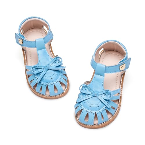 Image of GINFIVE Toddler Girls Sandals Girls Toddler Sandals Little Girls Kids Shoes