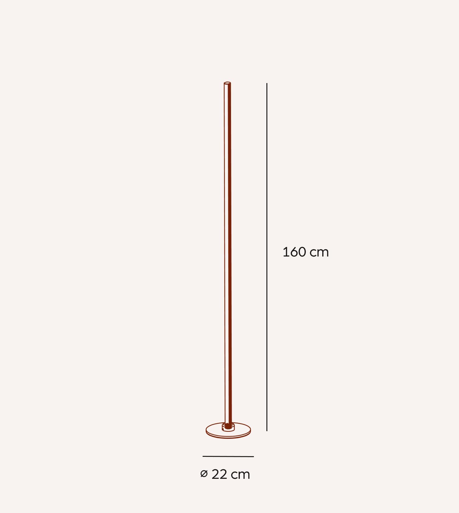 NEONA ARCA 3 LED Stehlampe mit Click & Connect-System, Modulare Stehleuchte 160 cm mit Spot, Globe & Beam, Warmweiß 2700K Wohnzimmer Designerleuchte (Schwarz)