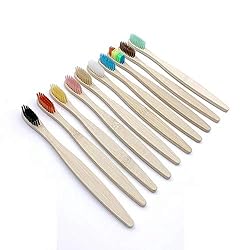 Escovas Dente Bambu Ecológicas - 10 Uni