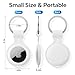 4 Pack Compatible with Apple AirTag Holder Case Keychain Car Accessories Thick Protective Ultra Thin GPS Tracker Finders with Silicone Soft Keyring for Air tagHolder Pet Tracking Key Luggage Bags Kids