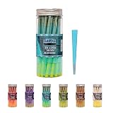 LaSyL Cones | Pre Rolled Cones (Blue) | 50 Pack King Size | Rolling Paper with Tips and Packing Tube