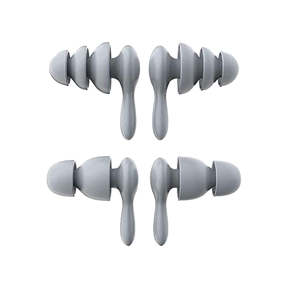 2 Paires Bouchons D'Oreille Pour Dormir 40dB - Silicone 3 Couches Avec Boîte - Anti-Ronflement Voyage