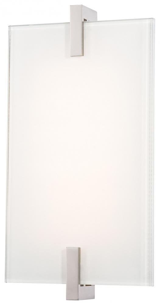 George Kovacs P1110-613-L, Hooked, 1 Light LED Bath Fixture, Polished Nickel