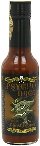 Psycho Juice Chipotle pimienta del fantasma salsa picante