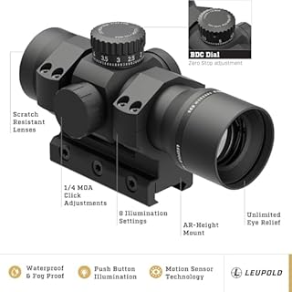 Leupold Freedom Red Dot Sight, 1.0 MOA BDC - Matte Finish w/Mount