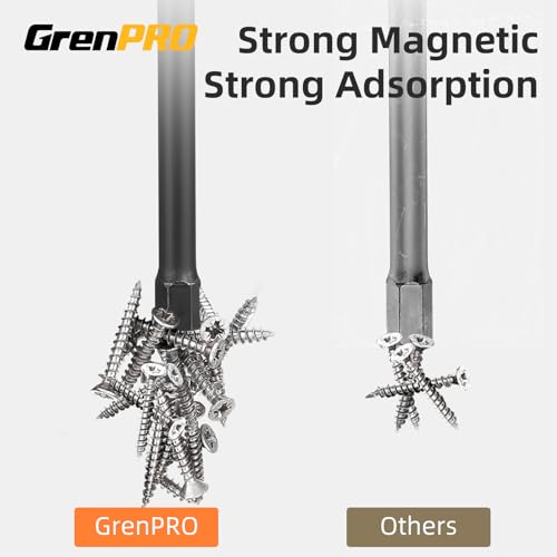 Allen Wrench Drill Bit Set 22pcs Hex Bit Set,Impact Driver Bit Set,Screwdriver Bit Set,Allen Wrenches Sets,Allen Socket Set,4" Long Metric&SAE 1/4" Hex Shank Magnetic Allen Key Drill Bits Sets