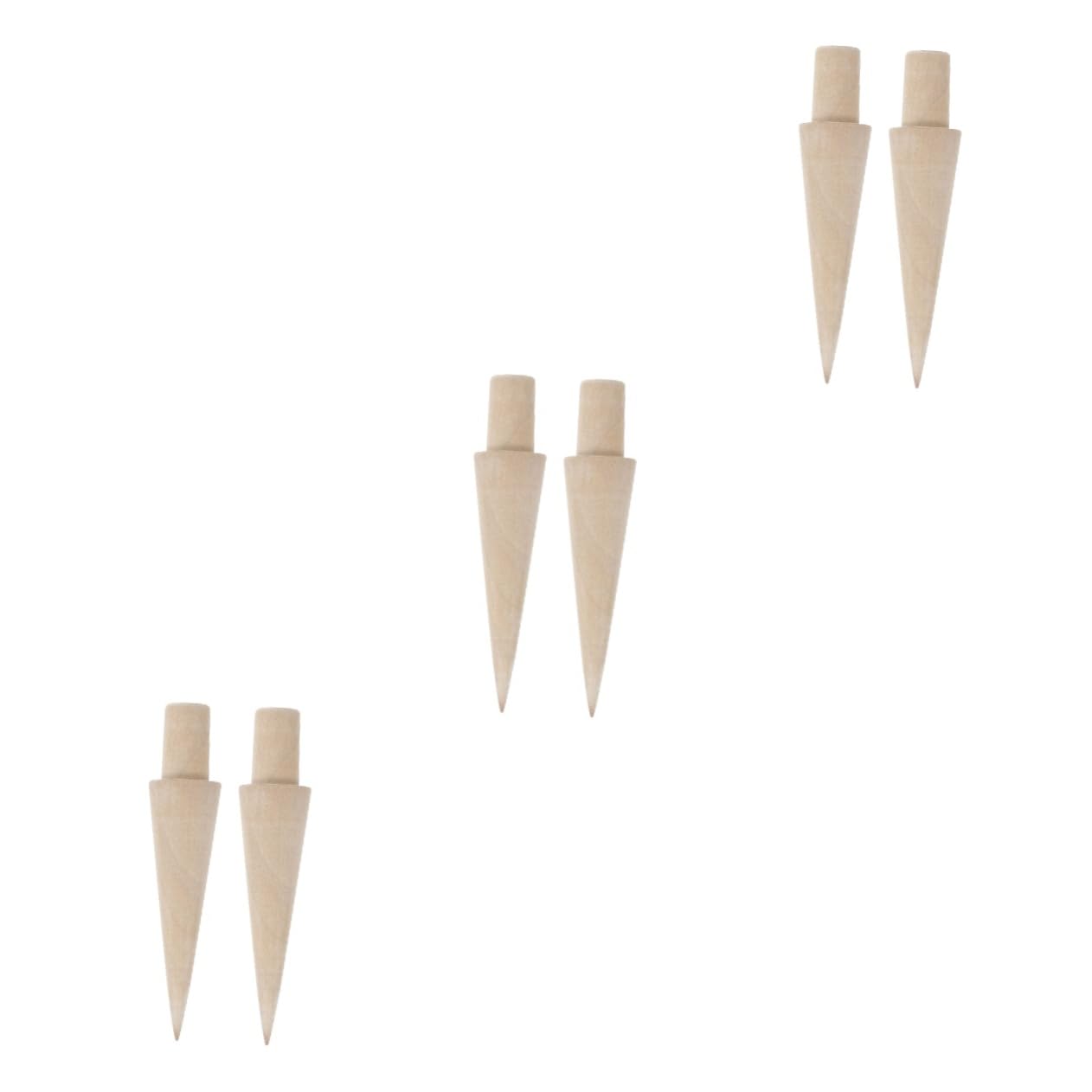 ABOOFAN 6pcs Waffle Cone Roller Ice Cream Horn Mold for Making Crisp Tuile Cookies Pizzelle Cones Safe Easy to Kitchen Cooking Tools