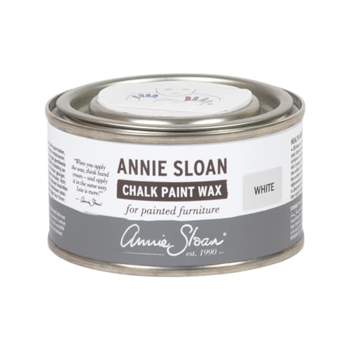 Annie Sloan Chalk Paint Wax (120 mL White) - Protective Furniture Wax for Paintwork | Seals Softens & Enhances Hand-Painted Finishes