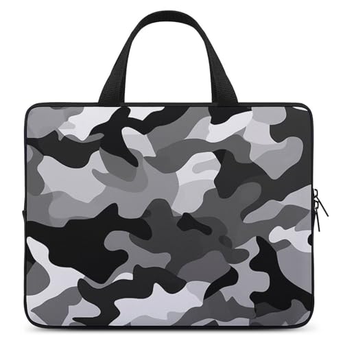 Sacoche pc portable résistant à l'eau motif camouflage antichoc