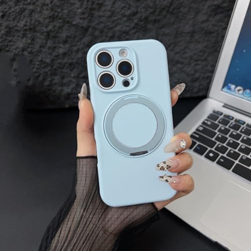 Coque magnétique iPhone 13 Pro Max silicone liquide avec support 360