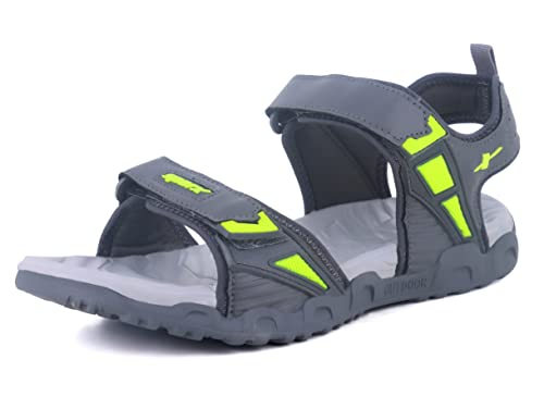 Image of SPARX Men's Sandal,D.GREY NEON GREEN,7UK,SS0624GDGGN0007
