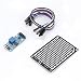Produktbild 5V LED Regensensor Regentropfen Wassererkennung Feuchtigkeit Feuchtigkeitsmodul Kit für Arduino Weather Detector Monitor mit Kabel(Color:blue)