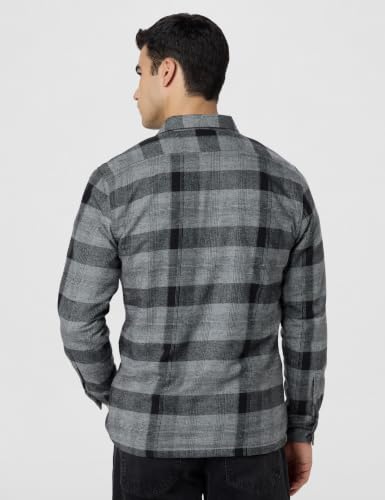 Image of Pepe Jeans Men's Regular Fit Full Sleeve Checkered Cotton Casual Shirt | Check Shirt for Man | Smart & Stylish | Multiple Styles | Mens Casual Shirts