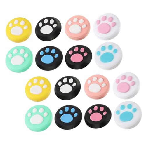 KONTONTY 16 Uds De Teclas Bonitas Fundas Protectoras para Joystick Tapa De Botón De Agarre para Joystick Empuñaduras para Pulgar