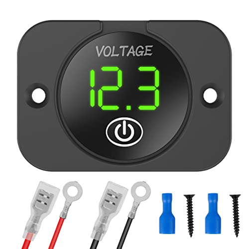 Lochimu 12V LED Auto Voltmeter Digitale Display Voltmeter Waterdichte Auto Voltage Meter Batterij Tester met Licht Touch… - Image 6