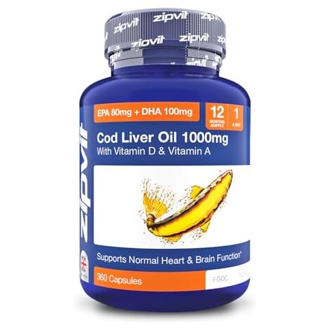Zipvit Cod Liver Oil 1000mg Capsules Cover