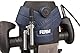 FERM PRM1015 Oberfräse - Fräsmaschine - 1300W - LED-Arbeitslicht - Soft griff - Mit Vakuum-Adapter - Inkl. Parallel Führung und 6-Teilige Nuthobelsatz