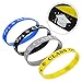 KALLORY 24pcs Graduation Wristbands Decorative Silicone Bracelets for Class of Lightweight Comfortable and Wristbands for All Ages for Graduation Parties and Celebrations