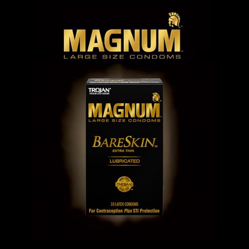 Image of Trojan Magnum Bareskin Large Size Condoms - 10 Count