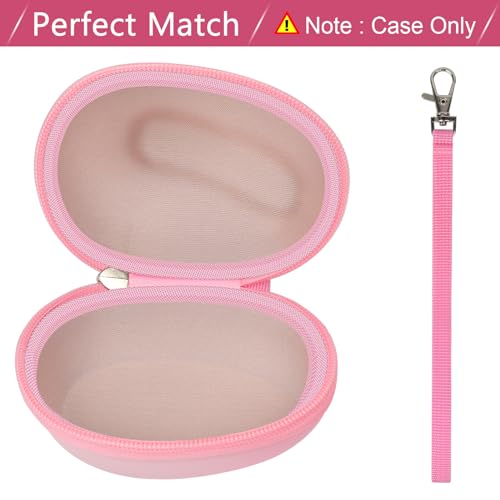 Funda para mouse vertical inalámbrico Bluetooth Logi, estuche ANKHOH rosa portátil 4