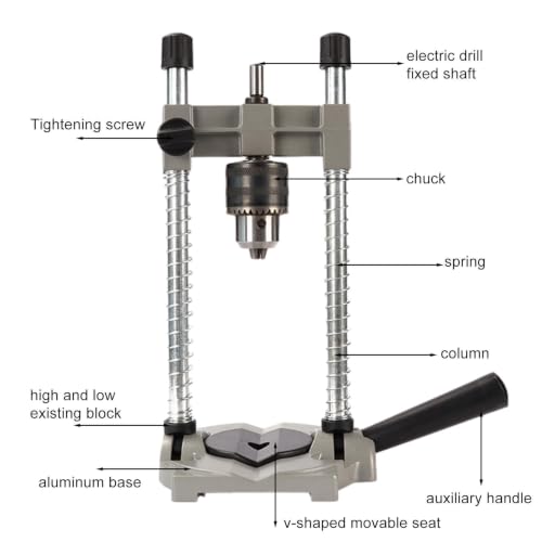 Support de guide de perceuse réglable multi-angle avec mandrin 1.5-13mm - 5