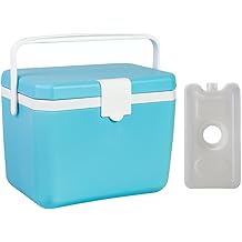 Small Cooler for Camping, Portable Leakproof Outdoor Cooler Box, 3/5/6/8 Quart Hard Ice Retention Insulated Lunch Box for Camping Fishing Beach Picnics Grill