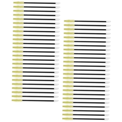 Didiseaon 50pcs Lash Mascara Wands Eyelash Cleaning Kit Brow Brush Eyebrow Spoolies Soft Nylon Bristles Durable Plastic Handle Travel-friendly