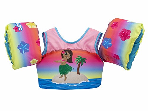 Image of Body Glove 13226-ONE-HULAGRL Kids Paddle Pal Hula Girl Learn to Swim Life Jacket, One Size