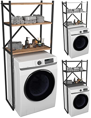VCM Metall Überbauschrank Waschmaschine Überbau Schrank Waschmaschinenschrank Insasi Weiß