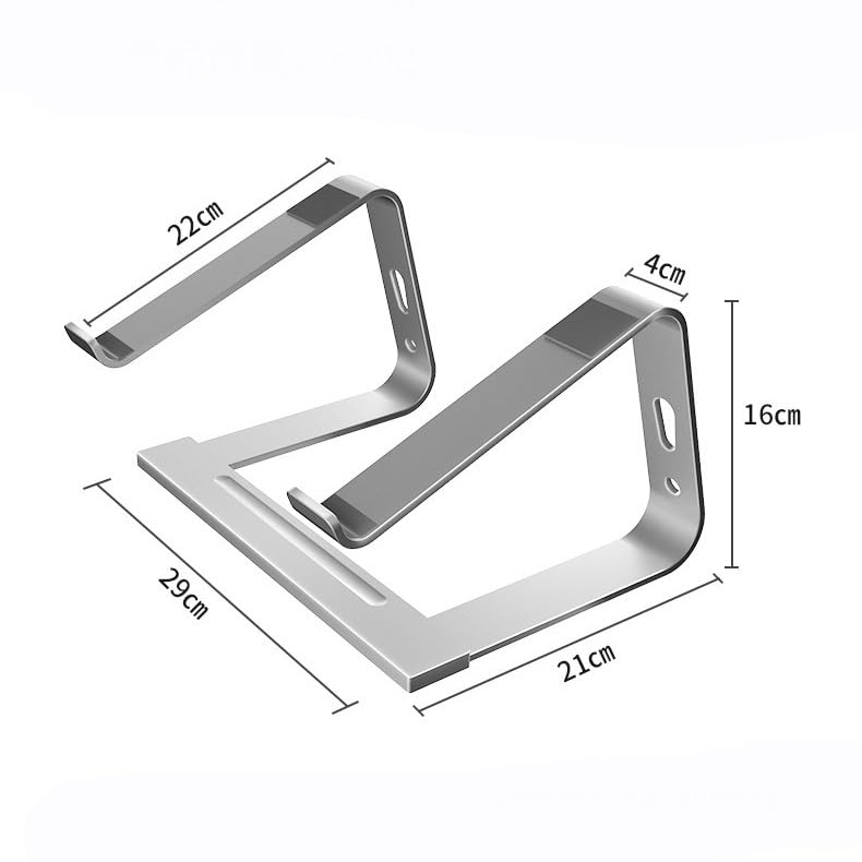 Support ordinateur portable réglable base surélevée dissipation thermique - 2
