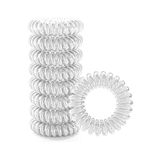 Bridas para el pelo en espiral, 9 piezas elásticas para el pelo...