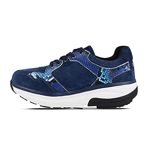 Gravity Defyer Women's G-Defy Silvanit Athletic Shoes - Hybrid VersoShock Proven Performance Shock-Absorbing Leather Pain Relief Shoes3