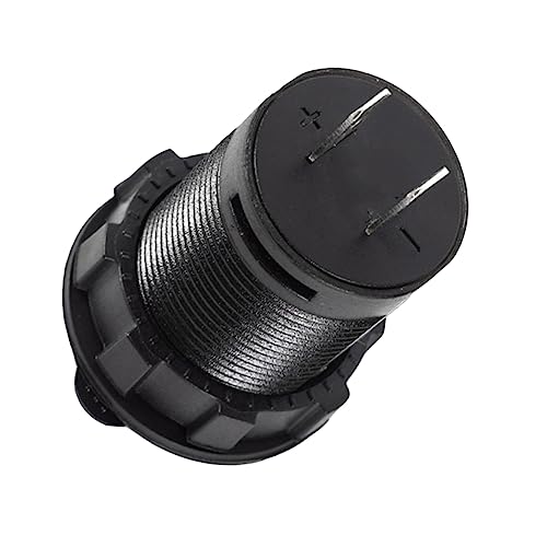 Cargador de coche dual USB GRIRIW con interruptor rápido para motos