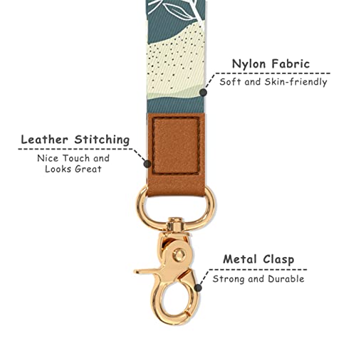 Image of Wrist Lanyard Key Chain, Cute Wristlet Strap Keychain Holder for Women Men Car Keys ID Badges Card Wallet Phone Camera