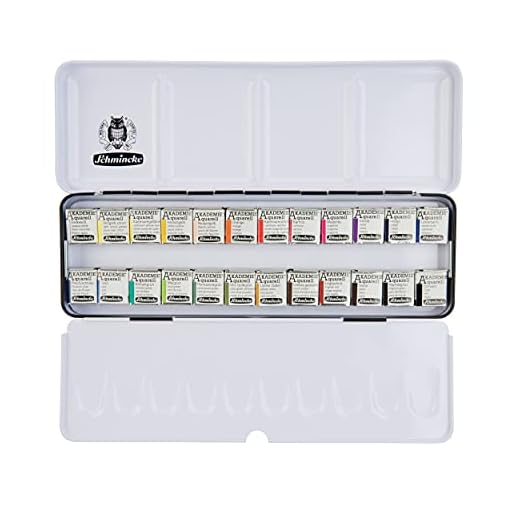 SCHMINCKE C/ METAL 24 1/2 GODETS ACUARELA AKADEMIE