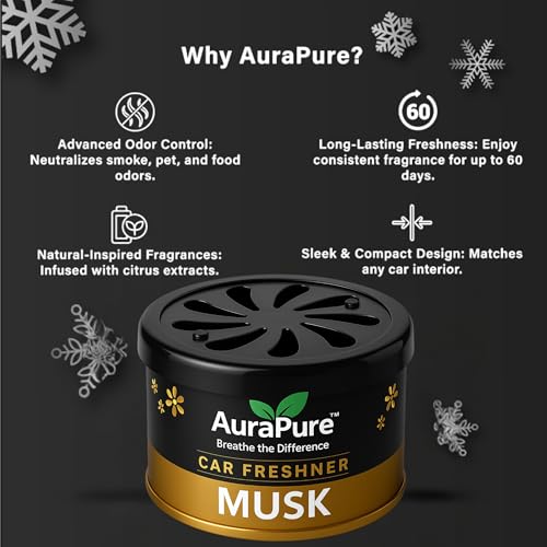 Image of 100g Musk Car Perfume Gel | Long-Lasting 40 Days Gel Air Freshener | Premium Musk Scent for Car Dashboard & Interiors | Leakproof Jar | Odour & Smoke Remover