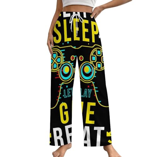 Manette de jeu vidéo pantalon de pyjama femme en taille S avec poches