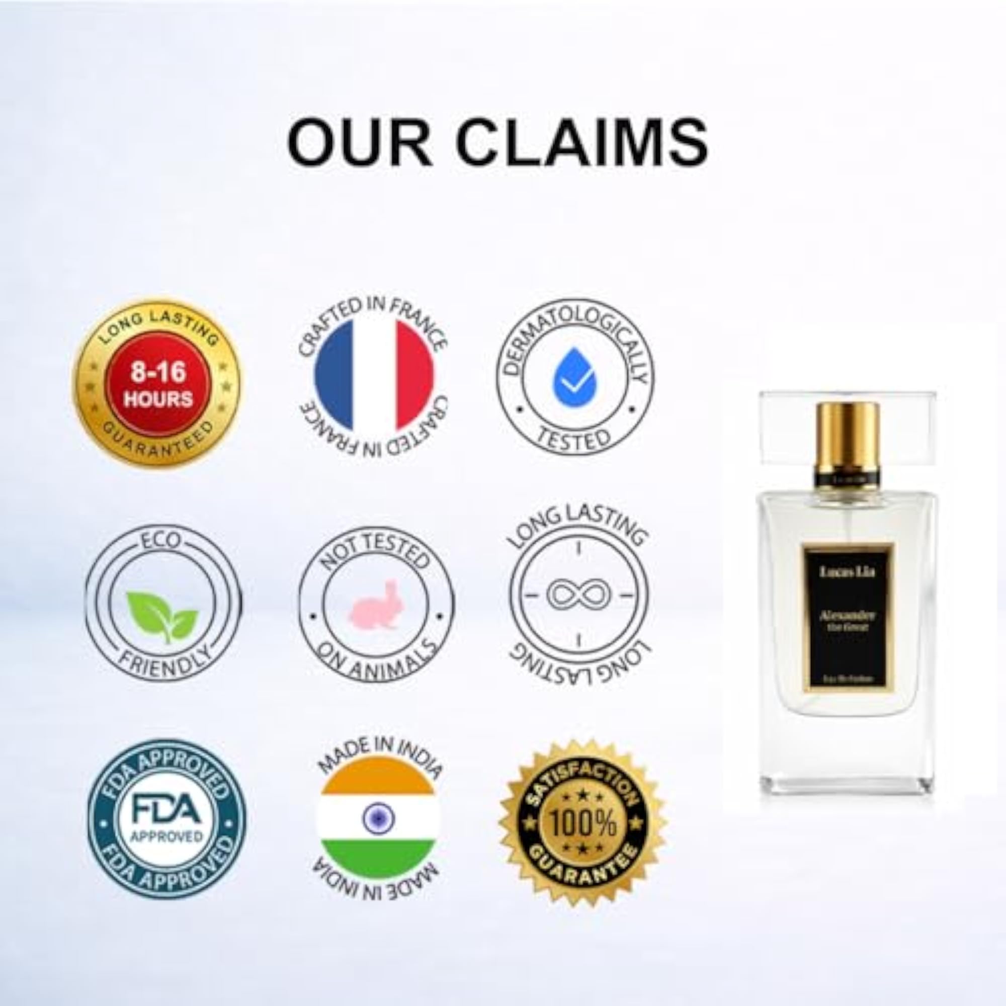 Alexander The Great Eau De Parfum, Long Lasting Fragrance