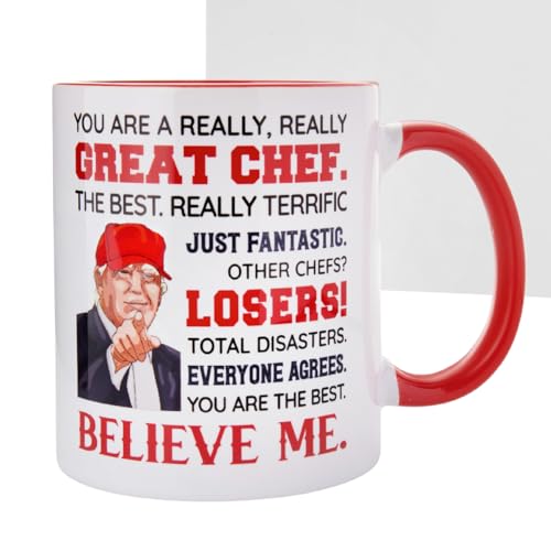 Comparison: Best Christmas Gifts For Chefs 6 Donavibe Chef Mug 11oz, Chef Gifts for Men Women, Cooking Lovers Gift Ideas, Chef Birthday, Christmas, Fathers Day, Mothers Day, Culinary Gifts for Men Women, Chef Ceramic Mug