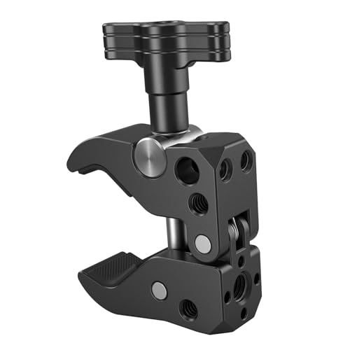 SMALLRIG Super Clamp mit Backe Öffnet von 10 bis 55 mm Universal Befestigungs-Mechanismus Starke tragende Struktur - 2220