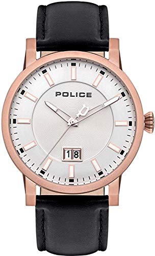 Montre-Bracelet pour hommes Police COLLIN PL15404JSR.04 boîtier robuste finitions or rose